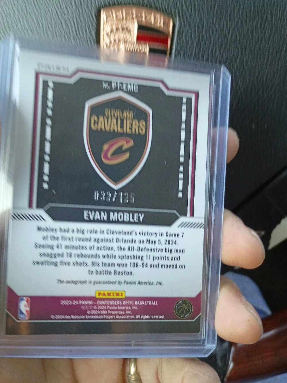 Evan Mobley & Donovan Mitchell Cleveland Cavaliers Autograph Basketball Cards